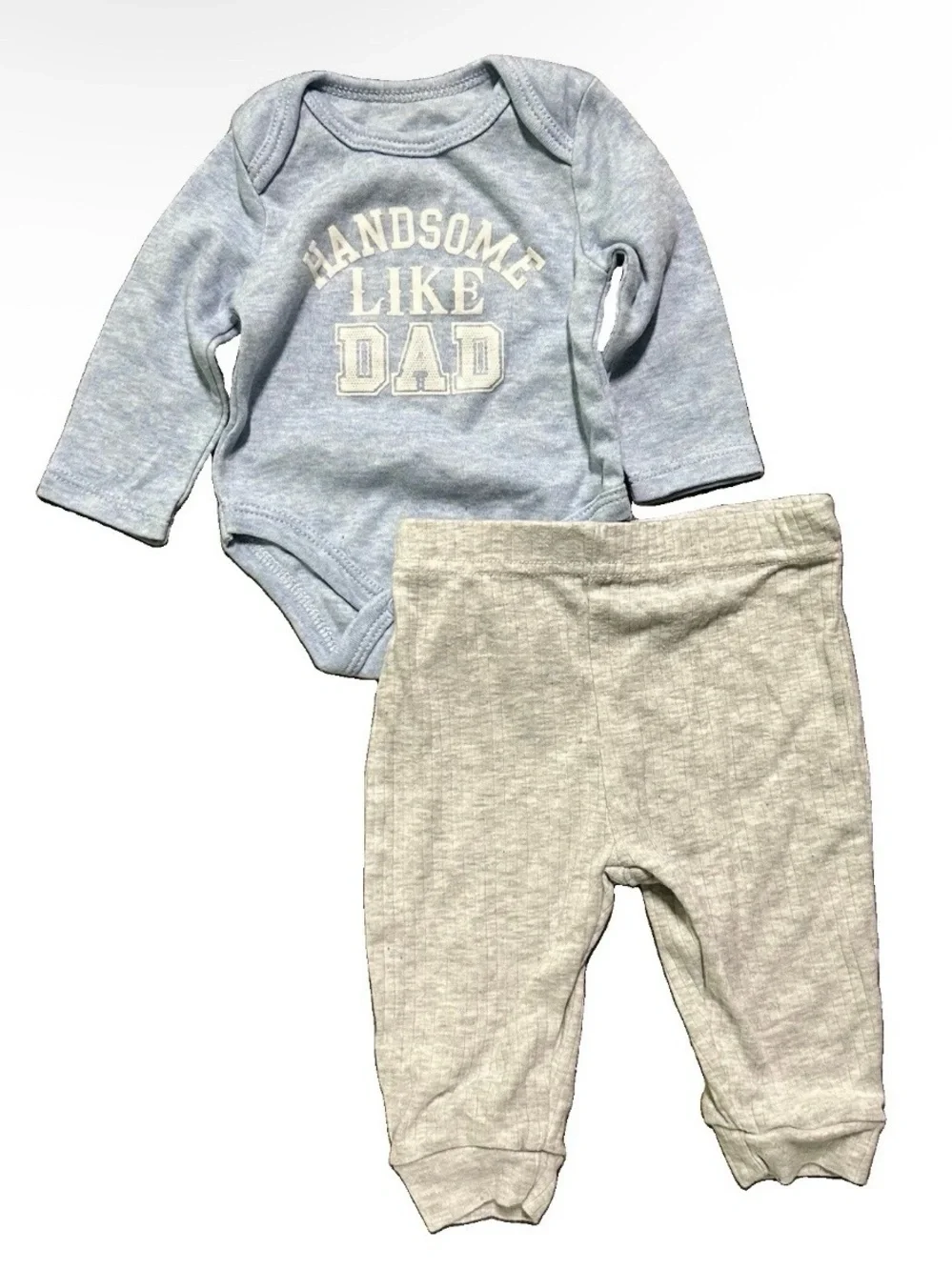 Baby Boy Clothing Bodysuits Pants Solid Striped Long Sleeve Size 0-3 Months
